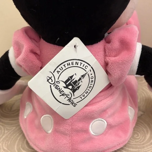 Disney Bundle 2 Minnie Mouse Plush Talking Toy Polka Dots Light up - Picture 5 of 11